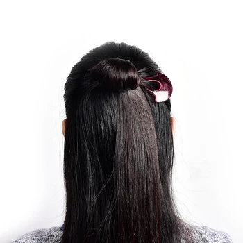Naujas Atvykimo Eglės mergaičių, Moterų plaukų clips priedai derliaus plaukų lazdos abs plastiko plaukų braiders aksesuarai