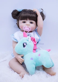 55cm Silikono Vinilo Reborn Baby Lėlės Mergaitėms mados Bebe Atgimsta gyva Lėlė Mergaitėms, Kartu Žaislas Gimtadienio Dovana žaisti vonios žaislas
