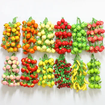 050 Modeliavimas daržovių ir vaisių kabinti string modeliavimas plastikiniai modelis daržovių, vaisių string