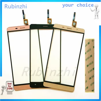 RUBINZHI Telefoną Touch Panel Cubot Cheetah Jutiklinis Ekranas skaitmeninis keitiklis Jutiklis Ftont Stiklo Touchscreen su Juosta
