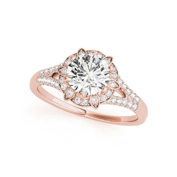 QYI Dydis 5 6 7 8 9 10 Klasikinis Žiedas, Papuošalų 925 sterlingas sidabro Balta Imituoti deimantų Vestuvių Moterų Nuotakos Žiedas
