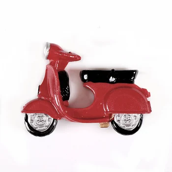 3d motociklo šaldytuvas magnetas kūrybinės animacijos modeliavimo vežimo transporto priemonių akumuliatorius, automobilių magnetinio apdailos vaikų dovanų