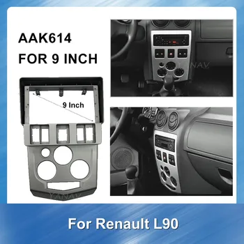 9 colių Automobilinis Radijo Brūkšnys Rinkinys Montavimo Rėmas Panel-Renault L90 automobilio stereo imtuvas GPS Navigacijos Plastikinis Rėmas Fascias
