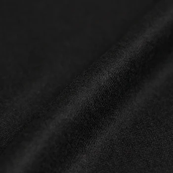 Pearlsilk Pagamintas Japonijoje juoda plona wollen prekės vilnos drabužis medžiagos kostiumas kelnės 