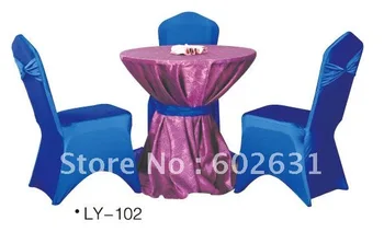 Karšto pardavimo Mėlyna kėdė padengti L-1022,aukštos kokybės spandex medžiaga,galima skalbti/patvarus