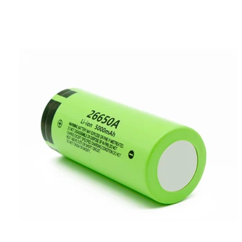 26650 Baterija 3.7 V 5000mAh 26650A Li-ion Baterija Sodo Saulės Šviesos diodų (LED žibintuvėlį, fakelą Elektros Įrankiai