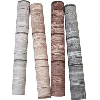 Wellyu обои Retro stereo pilka antikvariniai medienos tekstūros tapetai pramoninės vėjo restoranas drabužių parduotuvė Šiaurės stiliaus ins tapetai