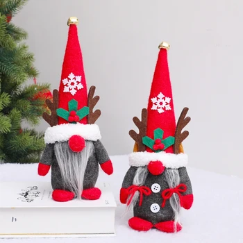 Rankų Darbo Tika Snaigės Kalėdų Beveidis Gnome Santa Apdailos Švedijos Elf Lėlės, Papuošalai Padėkos Dienos Dovanos