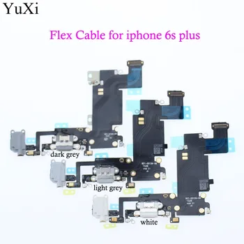 YuXi 10vnt/daug Ausinių Garso jungtis, USB Dock Įkroviklio Įkrovimo lizdas Jungtis, Flex Cable for iPhone 6Splus 5.5