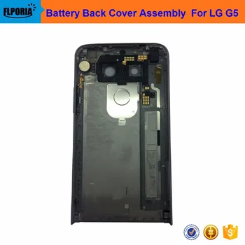 Baterijos, galinio dangtelio montavimas LG G5