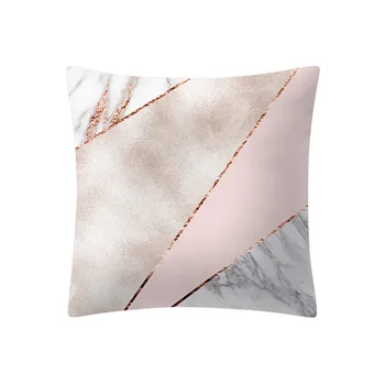 Naujausia karšto pop populiarus graži rožė aukso rožinė pagalvėlė padengti aikštėje užvalkalas namų puošybai