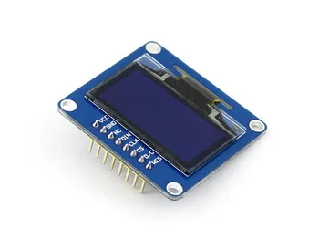 1.3 colių OLED (B) SPI/I2C sąsajos,tiesiai/vertikalus pinheader. SH1106 Vairuotojo Chip LED,Mėlynos spalvos,platus Matoma Kampas