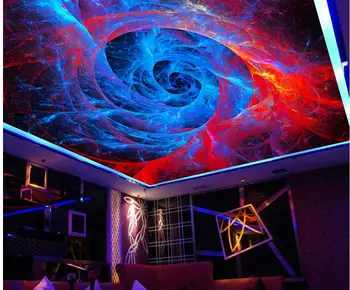 Individualizuotos fono paveikslėlį freskomis Abstrakčiai spiralės lubų Tapetai kambarį papel de parede lubų Namų Puošybai