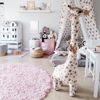 65cm Minkštas Mielas Animacinių filmų Žirafa Pliušinis Įdaryti Žaislas Kūdikiui Kartu Lėlės Miego Pagalvės Gyvūnų Vaikams, Vaikų Gimtadienio Dovanos