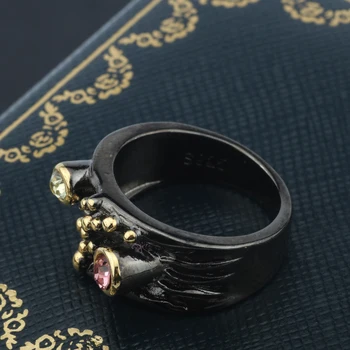 Tendencijos Papuošalai Žavesio Moterų Retro Geometrinis Gotikos Žiedų Dydis 6-10 Vestuvių Pareiškimą Unikalus Žiedas Kokteilis Priedai