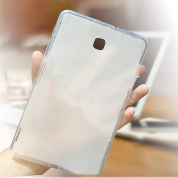Skaidrus Aišku, TPU Gelio Minkštas Atgal Case Cover for Samsung Galaxy Tab 8.0 Colių 2018 SM-T387