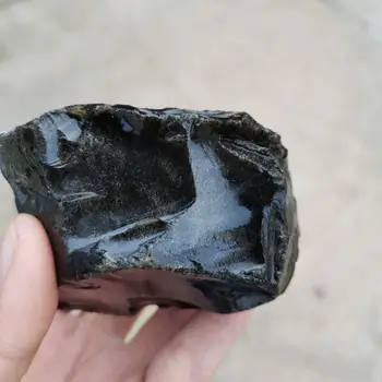 Natūralus Mineralinis Egzempliorių Aukso Obsidianas Raw Obsidianas Grubus Akmuo kristalas