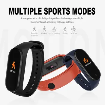 M4 Smart juosta fitness tracker sporto smart juostoje, širdies ritmas, kraujo spaudimo Monitorius smartband pedometer vandeniui apyrankė