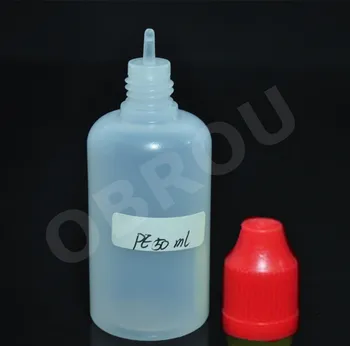 Pigiai pe plastiko buteliukas 5 ml 10ml 15ml 30 ml 50ml 60ml 100ml 120ml skersmens išspausti buteliai užkratas