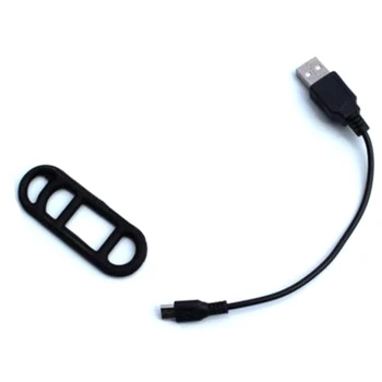 Aukštos Kokybės Dviračių Anti-Glare USB Įkrovimo MTB Dviračio Žibintas su užpakalinis žibintas