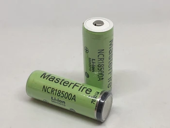 MasterFire 10vnt/daug Naujos Originalios Saugomų 3.7 V NCR18500A 2000mah Li-Ion Įkraunama Baterija, Baterijos su PCB Už Panasonic