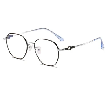 2020 naujas metalo puikūs akiniai tendencija asmenybės dekoratyvinis plokščio veidrodžio mada gali būti įrengta trumparegystė akinių rėmelis.