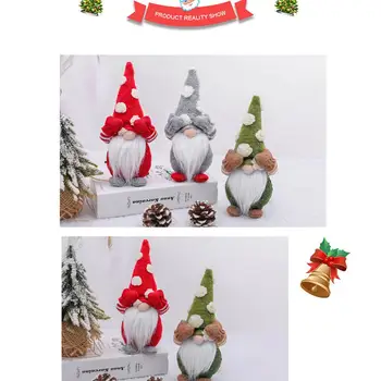 Kalėdų 2020 Santa Miško Rudolph Lėlės Medžiaga 1pc Namų Dekoro Linksmų Kalėdų, Apdailos Noel Gimdymo Kalėdų Dovana Vaikams: D