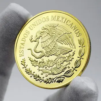 Meksikos Laisvės Statula Proginių Monetų Kolekciją Dovanų, Suvenyrų, Meno Metalo Antiqu