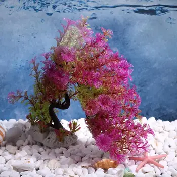 Plastikinių Vandens Dumbliai Žuvų Bakas Dirbtinė Žolė Modeliavimas Augalų Ornamentais Namų Akvariumo Vandens Žolės Dekoro Kraštovaizdžio Puošmena