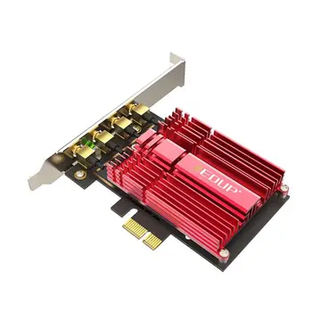 EDUP 1900Mbps PCI Express Bevielis WiFi Adapter Dual Band 2.4/5 ghz 802.11 AC PCIE Tinklo plokštė 4*5dBi Antenos Win 7/8.1/10