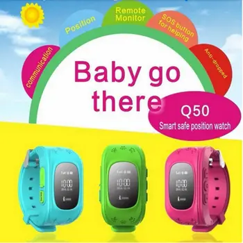 Naujas Q50 Vaikas žiūrėti Mini GPS Seklys Žiūrėti Vaikams su SOS Avarinis Stabdžių Prarado su GSM Smart Mobilųjį Telefoną Apyrankės Apyrankės