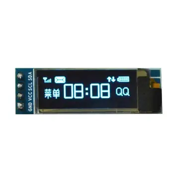 0.91 colių OLED ekranas 128*32 IIC sąsaja 128X32 ekranas LED LCD B3C1