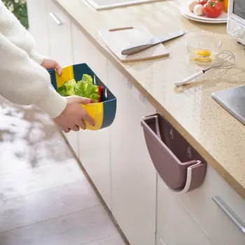 Naujas produktas, sulankstomas virtuvės šiukšliadėžės virtuvės spintoje šiukšlių durų kabo šiukšliadėžės automobilių šiukšliadėžės tualetas, šiukšlių, atliekų saugojimo