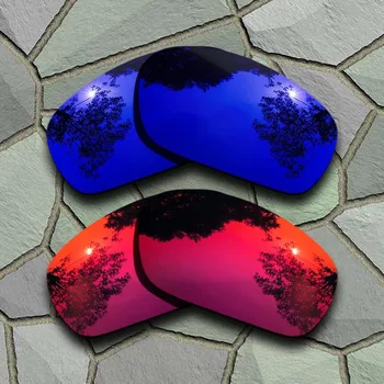 Violet Blue&Violetinė Raudona Akiniai nuo saulės, Poliarizuoti Pakeitimas Objektyvai už Oakley Žandikaulio