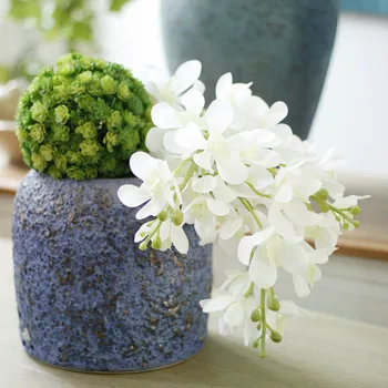 Nekilnojamojo Touch latekso dirbtinis cattleya orchidėja, gėlių filialas lentelė dekoratyvinės gėlės vestuvių nuotaka vertus gėlių namų dekoro