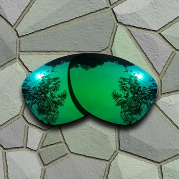 Chrome&Jade Green Akiniai nuo saulės, Poliarizuoti Pakeitimas Objektyvai už Oakley Frogskins