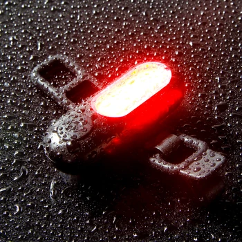 Dviračio šviesos vandeniui LED galiniai užpakalinis žibintas USB įkrovimo MTB kelių dviratį multi-mode mirksi saugos įspėjimas žibintas užpakalinis žibintas