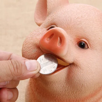 Mielas Kiaulių Piggy Bank Vaikas Piggy Bank Buities Prekių Vaikams, Žaislų, Pinigų Dėžės Animacinių Filmų Kiaulių Formos Monetų Saugojimui Lauke
