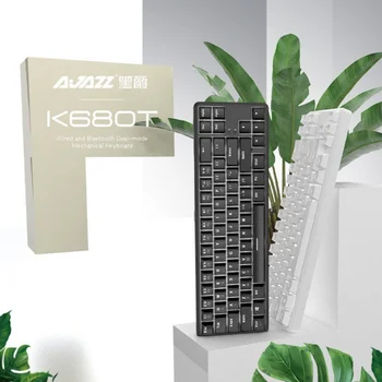 Ajazz K680T Mini Mechaninė Žaidimų Klaviatūra, Belaidžio 