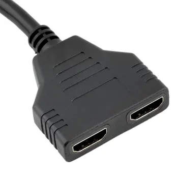 HDMI Kabelis Adapteris 1.4 B Splitter HDMI 1, 2 Out Kabelio Jungtis, HDMI Uosto Hub HDMI 2-port Vyrų ir Moterų Maišelis Ne ekranuoti