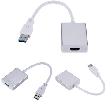 USB 3.0 HDMI Audio Video Adapteris Keitiklis, Laidas, Skirtas 