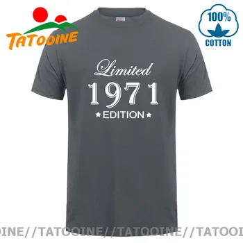 Tatooine Juokingas Vasaros Limited Edition 1971 Marškinėliai Vyrams Padėkos Gimtadienio Trumpas Rankovės O Kaklo Medvilnės Žmogus, Gimęs 1971, T-shirt
