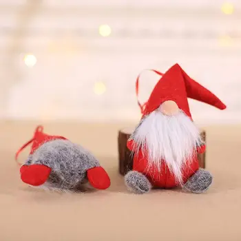 Kalėdų Rankų Darbo Švedų Gnome Santa Pliušinis Lėlės, Papuošalai Kabinti Kalėdų Medžio Žaislas Nameliuose Šalis Dekoras Vaikų Dovanų