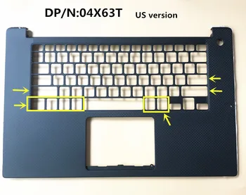 Laptop/Notebook Klaviatūra/touchpad/Palmrest viršuje atveju/padengti/Korpusas Dell XPS 15 9570 Tikslumo 5530 M5530 0D6MP4 04X63T MUS