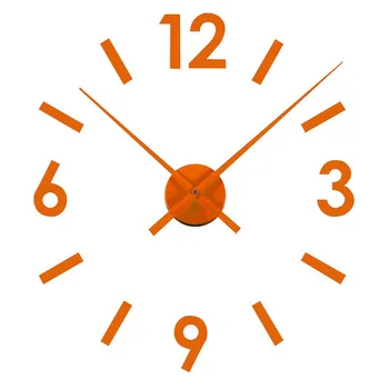 Sieninis Laikrodis polipropileno Oranžinė (4 x 21,5 x 62 cm)