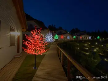 LED Kalėdų Šviesos Vyšnių Žiedų Medžio 480pcs LED Lemputes, 1.5 m/5ft Aukštis vidaus arba Lauko Naudojimui Nemokamas Pristatymas Lašas Laivybos Rainp
