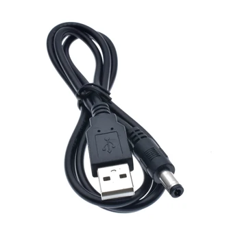 1M USB DC 5.5 mm Maitinimo Kabelis, USB A Male Jack Jungtis 5V Maitinimo Kabelio Jungtis, Skirta Nedidelių Elektronikos Prietaisų Priedai