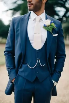 Nauja Stiliaus Vyrų Vestuvių Kostiumai Jaunikis Smokingas Geriausias Vyras Šalis, Kostiumai Groomsman Tailcoat Vyras Kostiumai Prom Kostiumas Homme(Striukė+Kelnės+Liemenė)