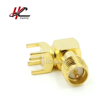 1pc RP SMA female Adapter PCB Mount ,RP SMA Female Jack Panel Mount PCB Lydmetalis Jungtys