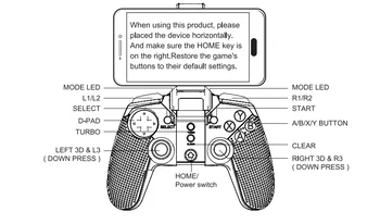 PG-9118 Žaidėjus kontrolės Wireless Gamepad 